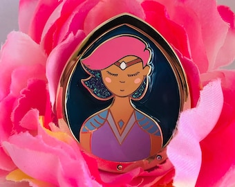 Glimmer Stained Glass Enamel Pin - Shera Princess of Power Pins