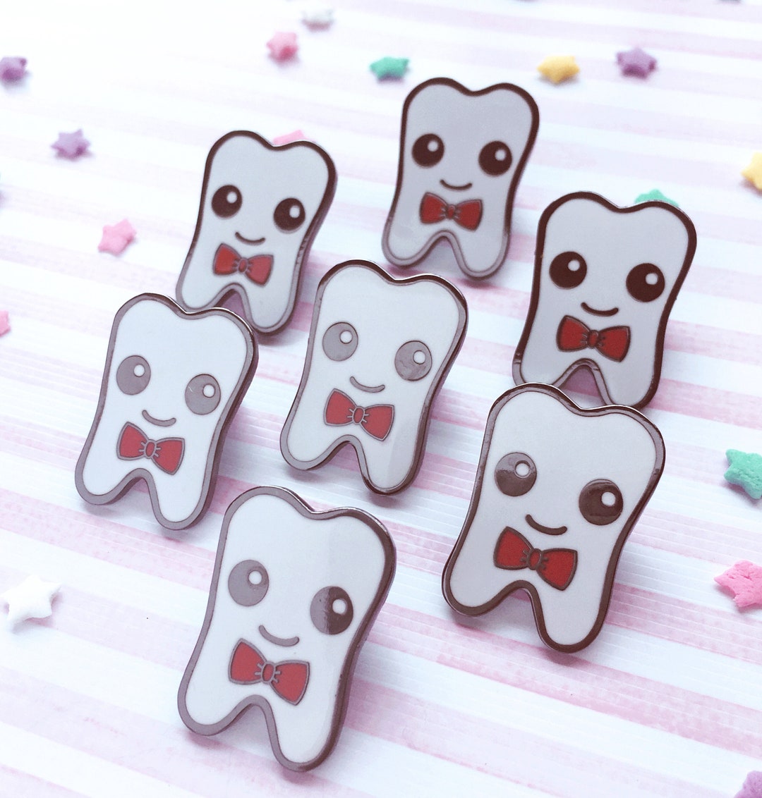 Tooth Enamel Pin Dental Dentistry Pins RDH CDA Assistant Etsy