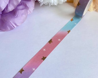 Dreamy Skies Washi Tape - Pastel Decorative Tape for Journaling, Scrapbooking, Agendas, To Do Lists, Diary, Planner