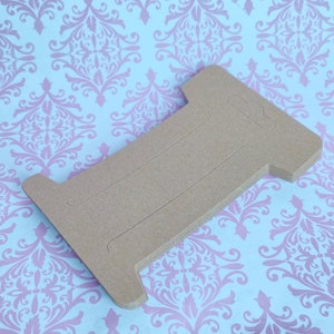 10/20 piezas Clip para el cabello, tarjetas de exhibición de lazo, pasadores para el cabello, cartón de papel rectangular para exhibición y organización de accesorios para el cabello (marrón)