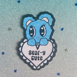 Beary Cute Woven Patch image 2