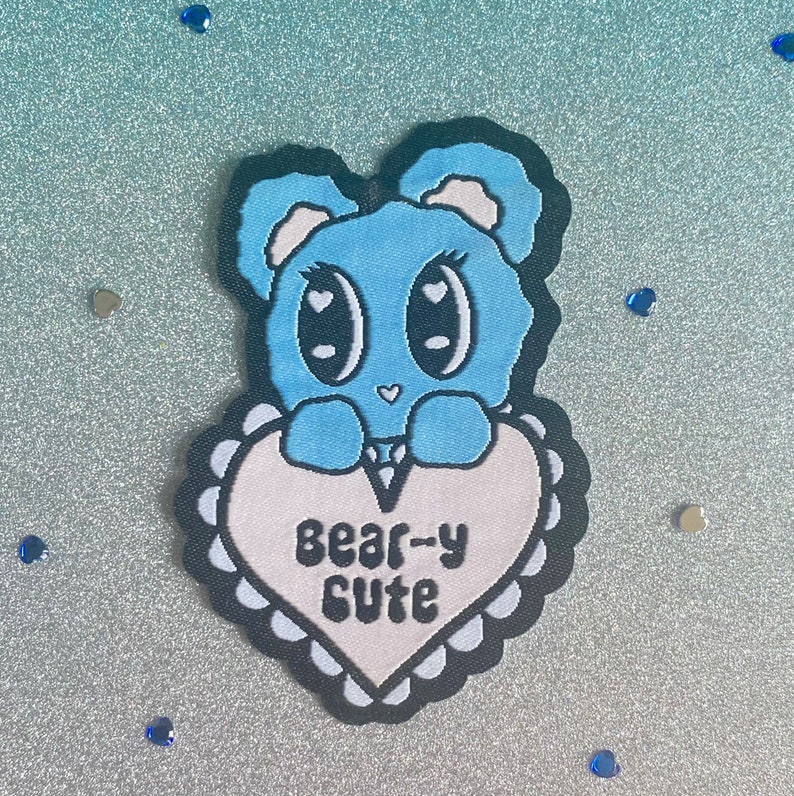 Beary Cute Woven Patch image 2