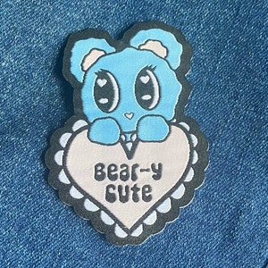 Beary Cute Woven Patch image 3