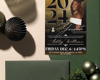 Custom Graduation Ceremony Flyer  | College/Highschool Grad Invitation
