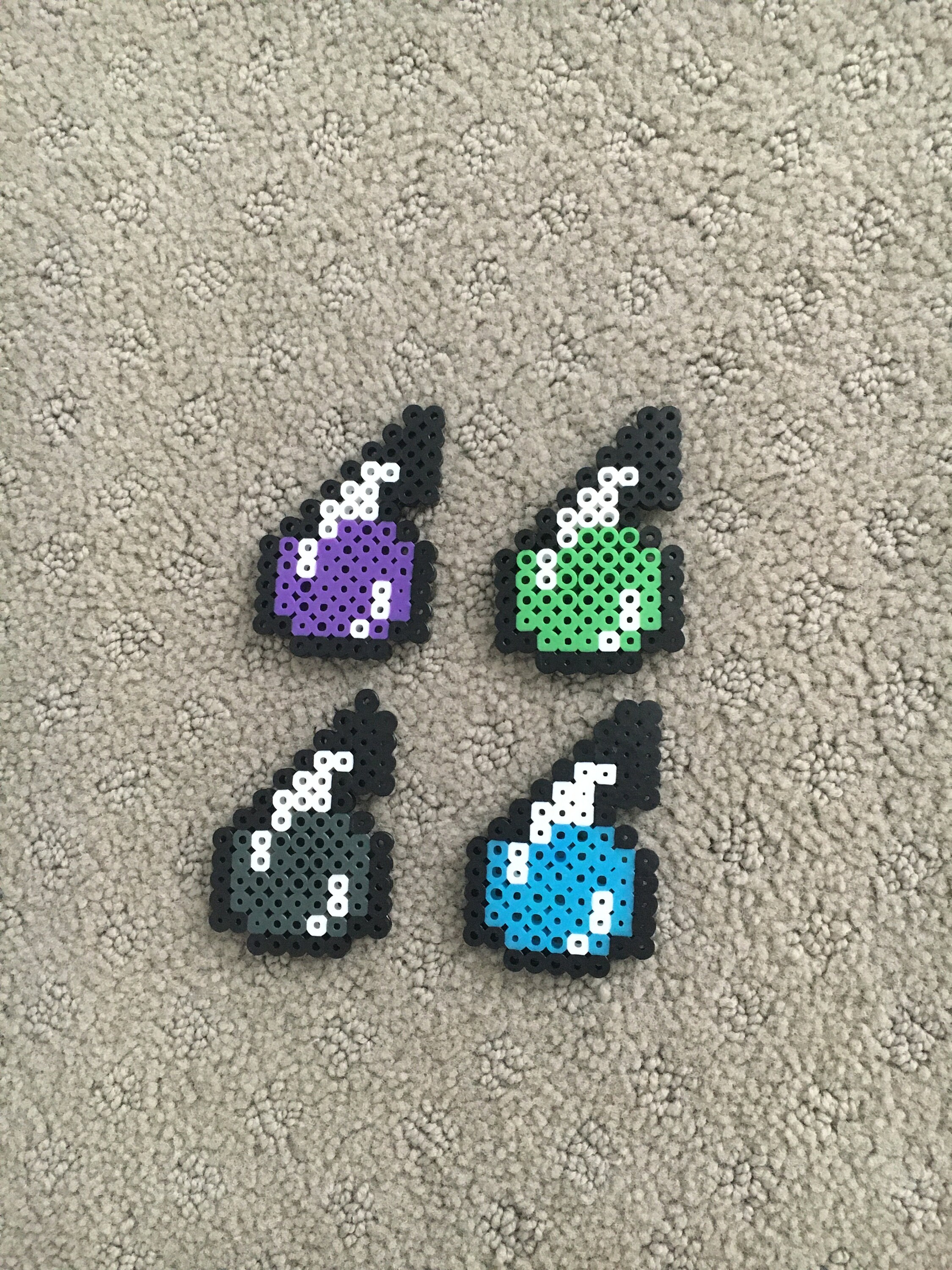Minecraft Potion Fuse Bead Art Etsy