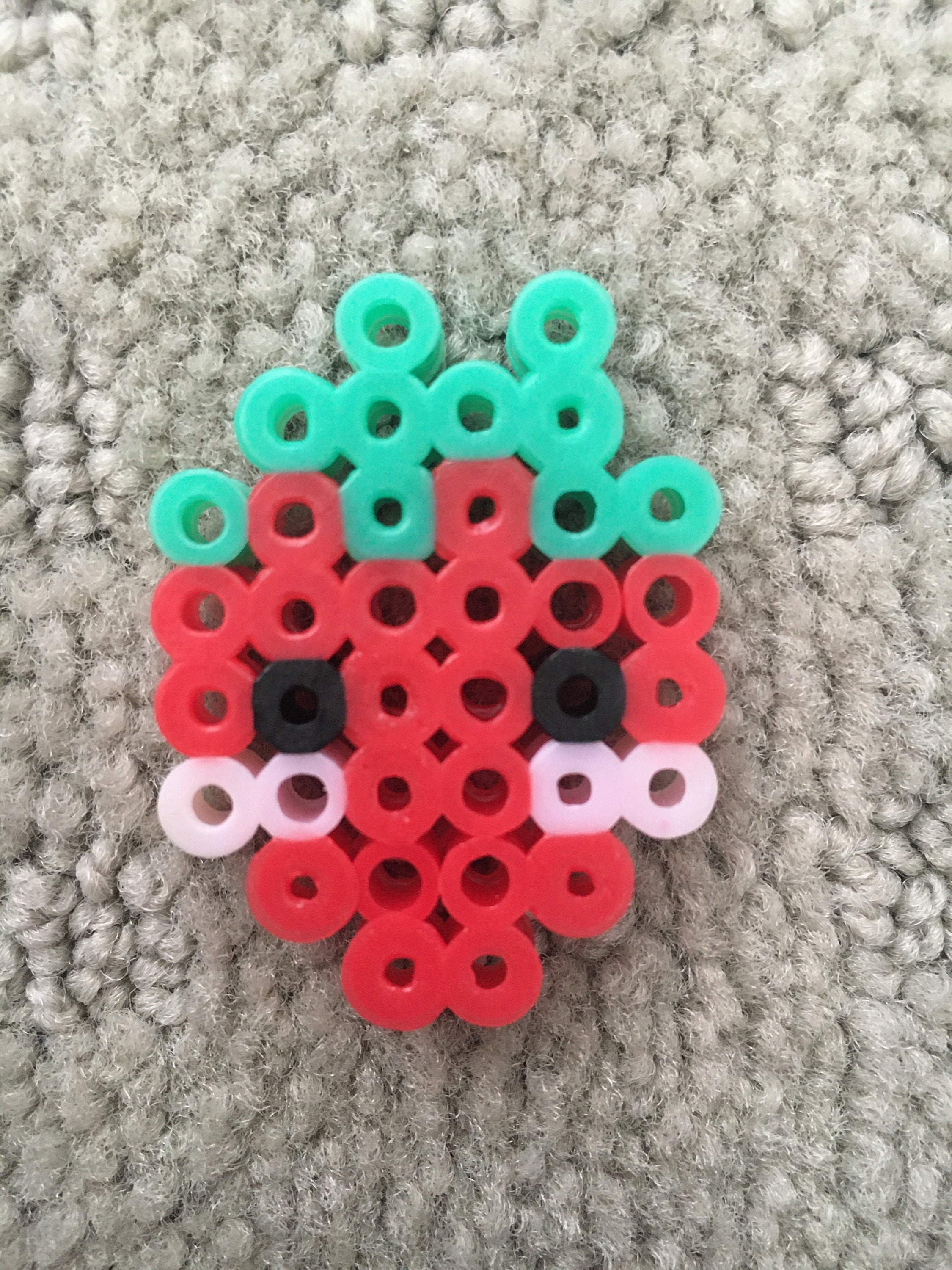 Strawberry Fuse Bead Art Etsy