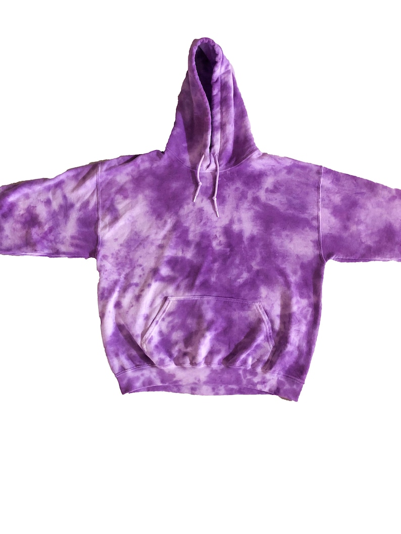 Purple Tie Dye Hoodie Tie Dye Sweatshirt Lavender Skies | Etsy