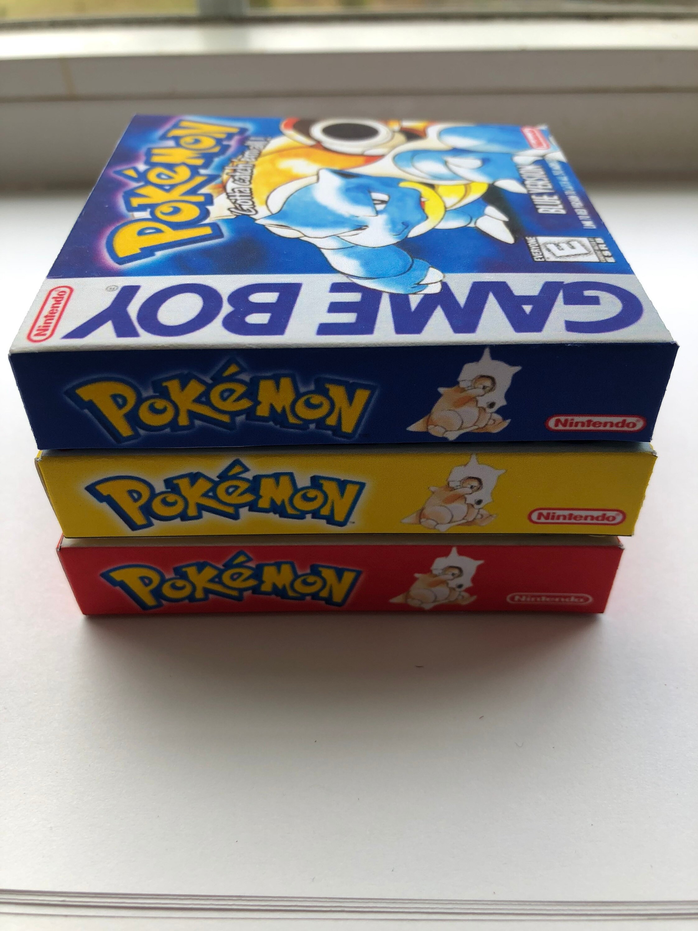 MINI BOX Pokemon Red Mini Box Pokemon Mini Boxes 3x3x1/2 Etsy