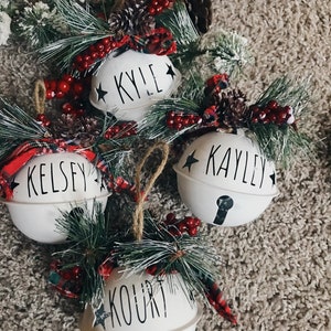 Farmhouse Jingle Bell Ornament