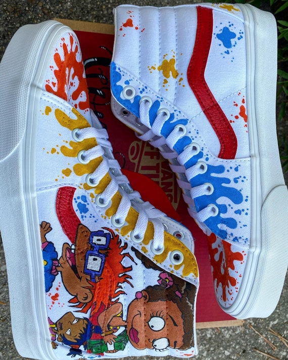 custom hi top vans