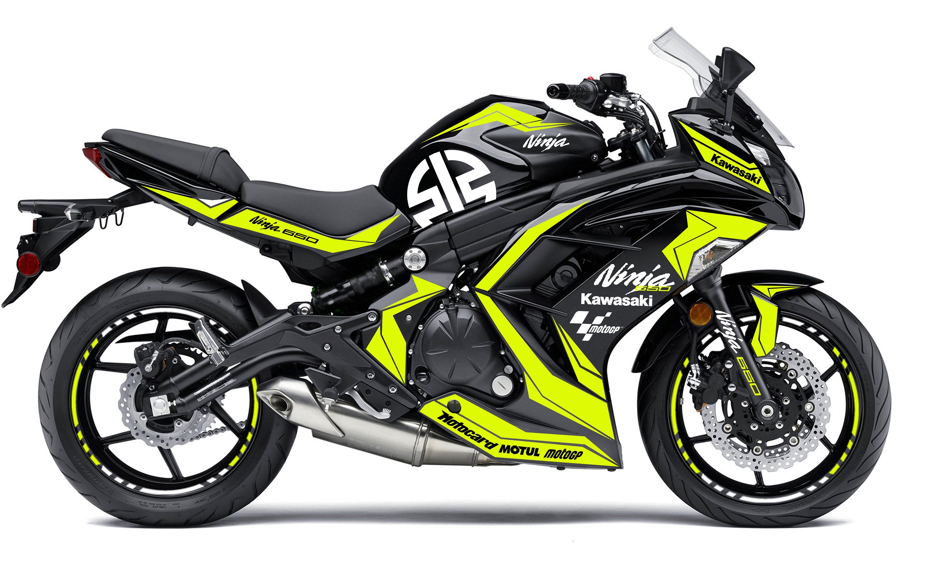 Kawasaki Ninja 650 ER6F 20122016 Decals Graphics Kit Etsy