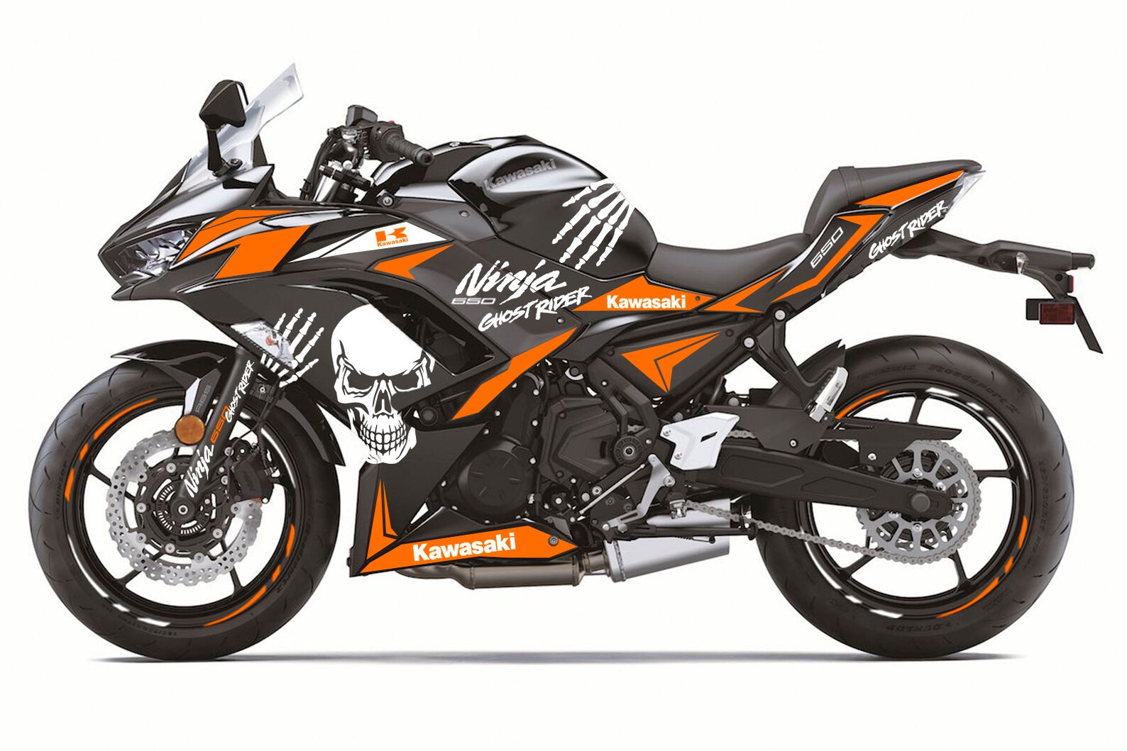 Full Graphic Vinyl Decals for Kawasaki Ninja 650 Black 2020 Etsy UK