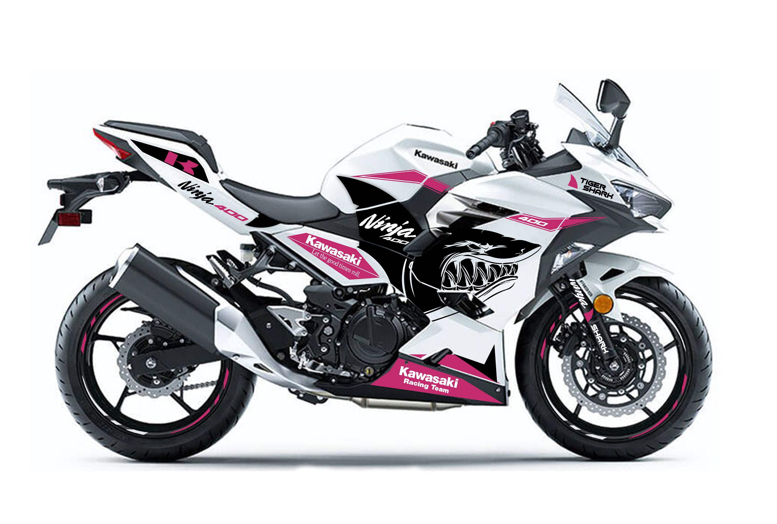 pink ninja bikes