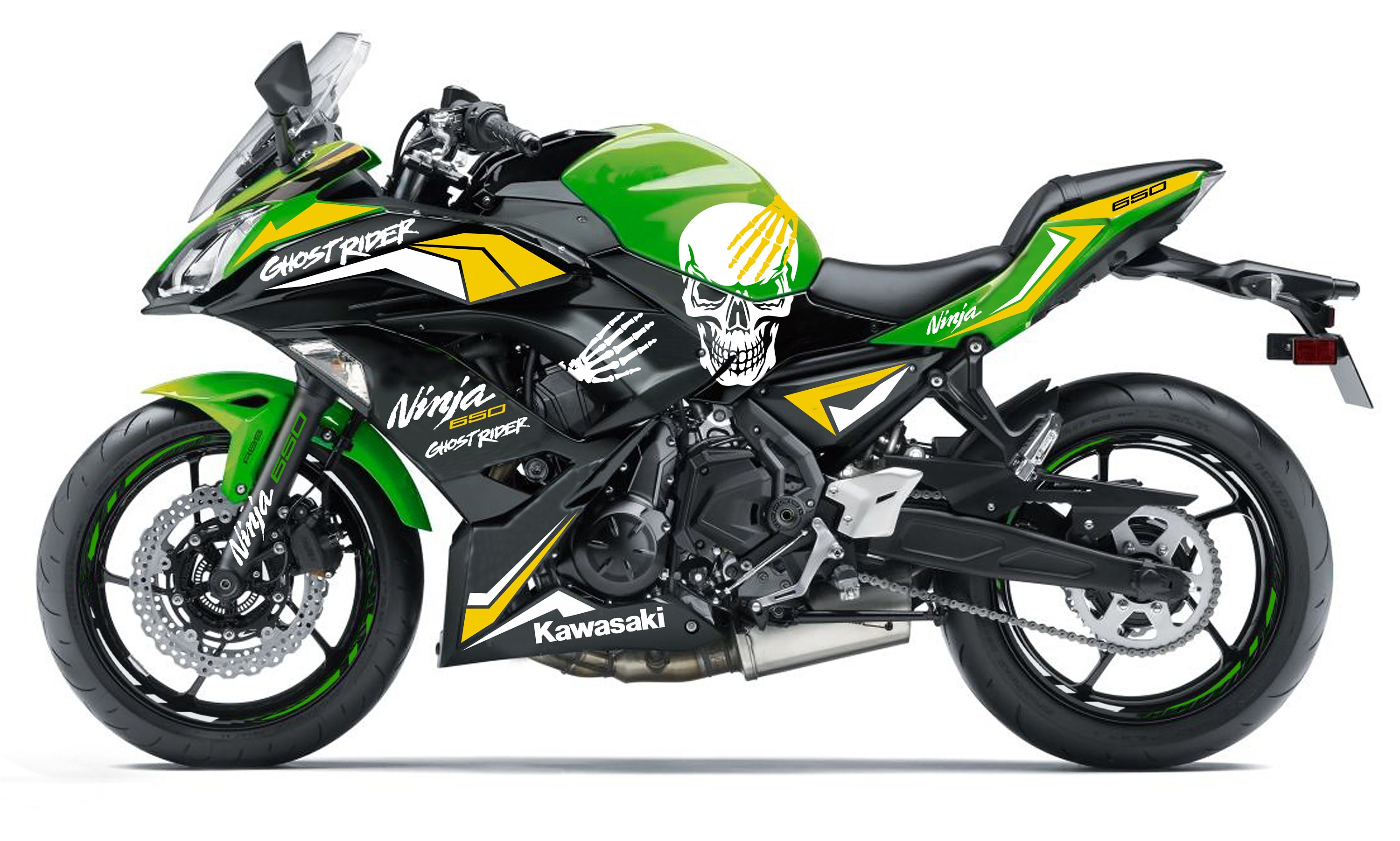 Full Graphic Vinyl Decals for Kawasaki Ninja 650 Graphic Kit Etsy
