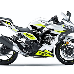 Factory Effex 15-15112-BW EV-R Series Black/White Complete Street Bike Graphic Kit for Kawasaki Ninja 650 Factory Effex 15-15112-BW EV-R Series Black/White Complete Street Bike Graphic Kit for Kawasaki Ninja 650