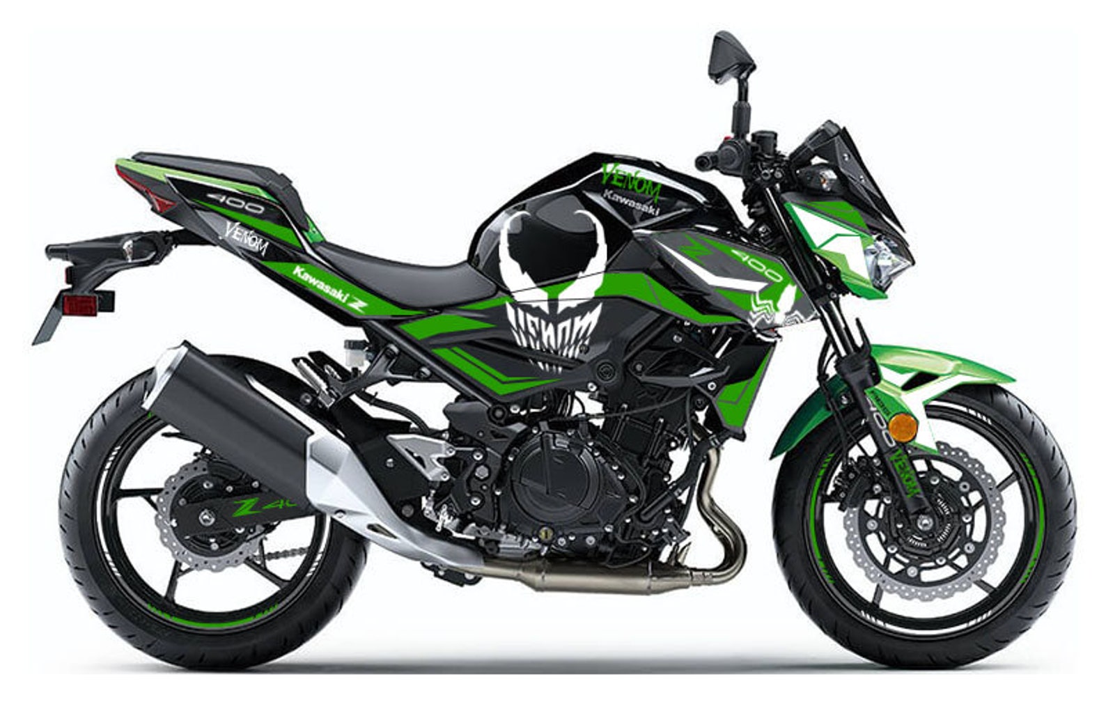 Full Graphic Vinyl Decals for Kawasaki Z400 20192020 Graphic Etsy