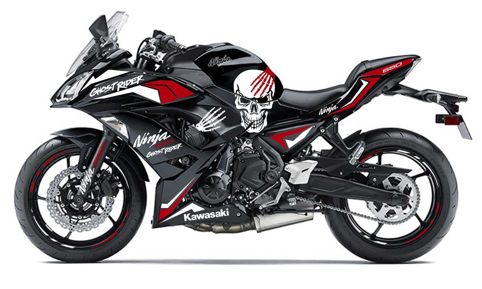 Full Graphic Vinyl Decals for Kawasaki Ninja 650 Graphic Kit Etsy