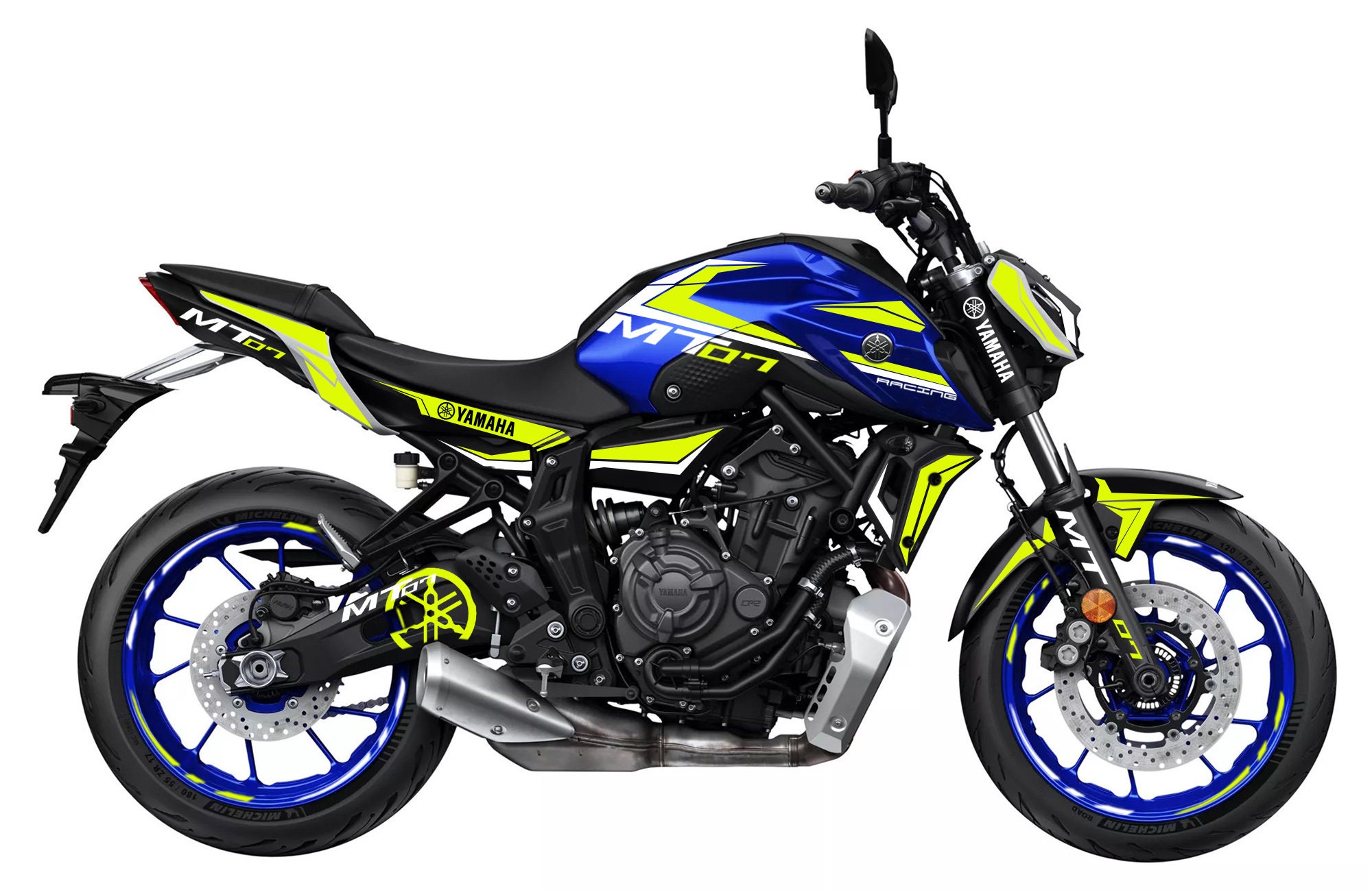Full Graphic Vinyl Decals for Yamaha MT07 2021 Graphic Kit Etsy