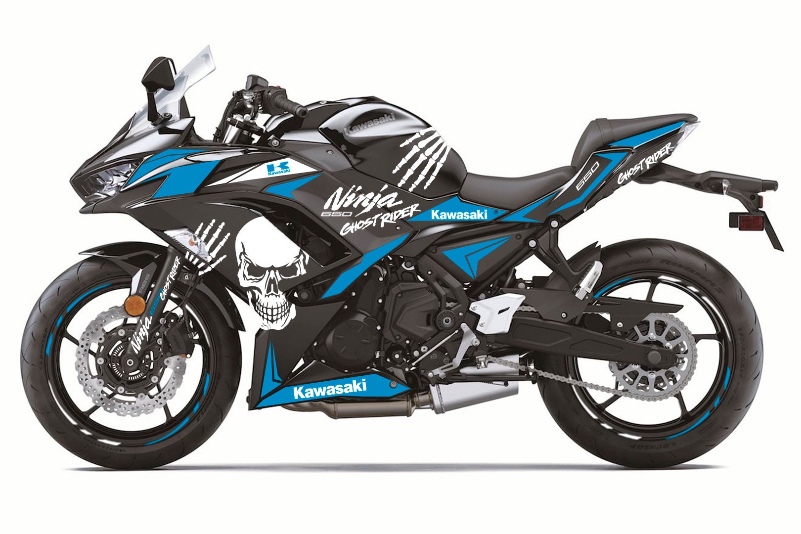Full Graphic Vinyl Decals for Kawasaki Ninja 650 Black 2020 Etsy UK