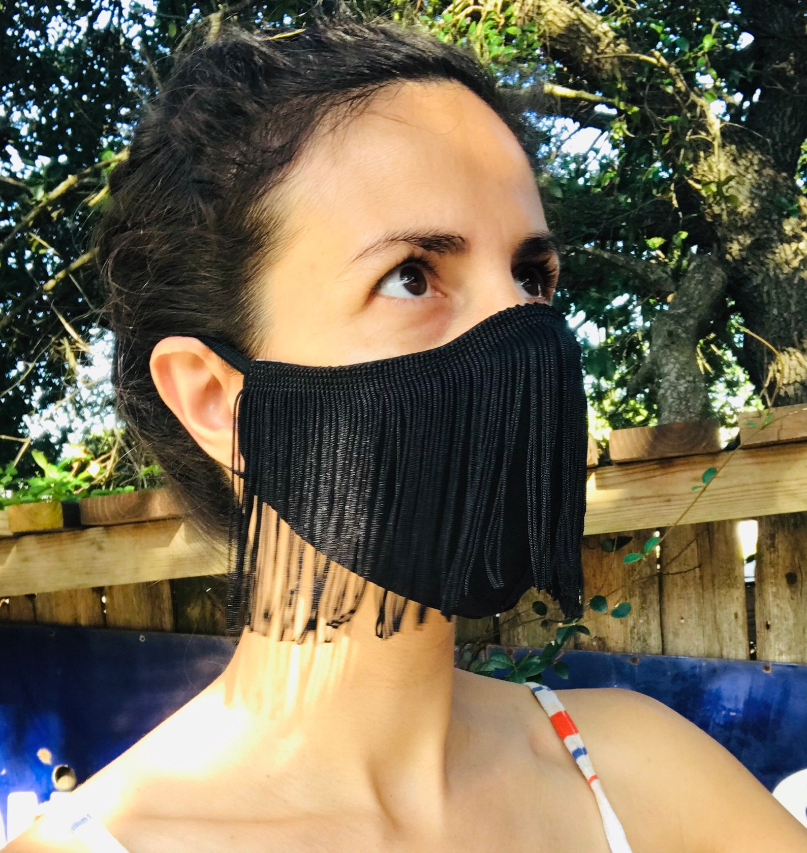 Large and Extra Large Fringe Cloth Mask for men Etsy