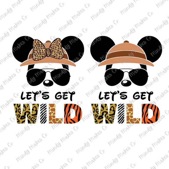 Png Lets Get Wild Animal Safari Bear Ears With Safari Hat Png Etsy