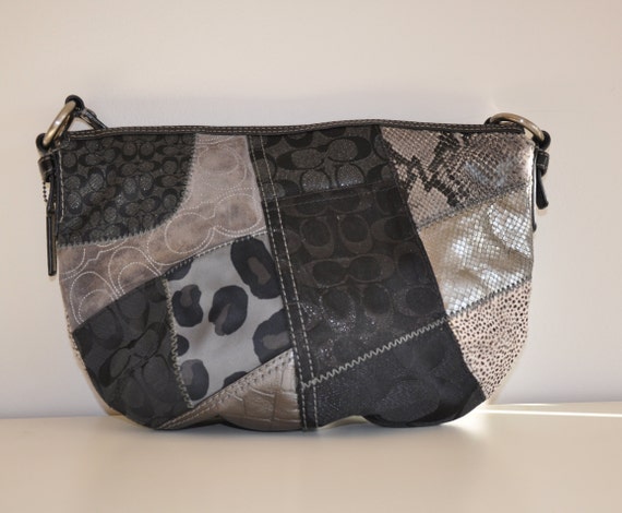 Vintage Coach patchwork hobo bag - image 2