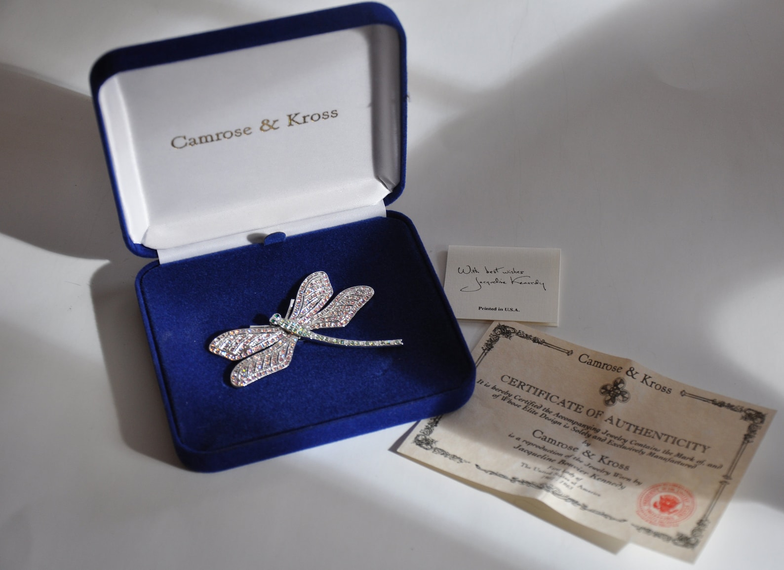 Camrose & Kross Reproduction of Jewelry Worn by Jackie Kennedy Etsy
