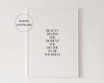 Be Yourself Poster Self Love Printable Love Yourself Poster Beauty Quote Print Self Love Quote Be Yourself Wall Art Love Yourself 101-001
