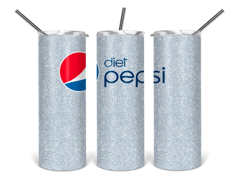 Download Glitter Diet Pepsi Skinny Tumbler wrap template BUNDLE | Etsy