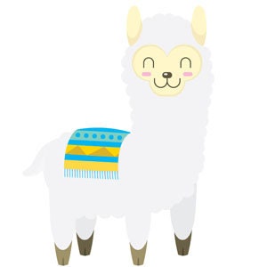 Estilo LLAMA & BLANKET PUZZLE: Arquivo de corte para Glowforge, máquina Cnc de corte de madeira, formato .svg para uso pessoal ou comercial