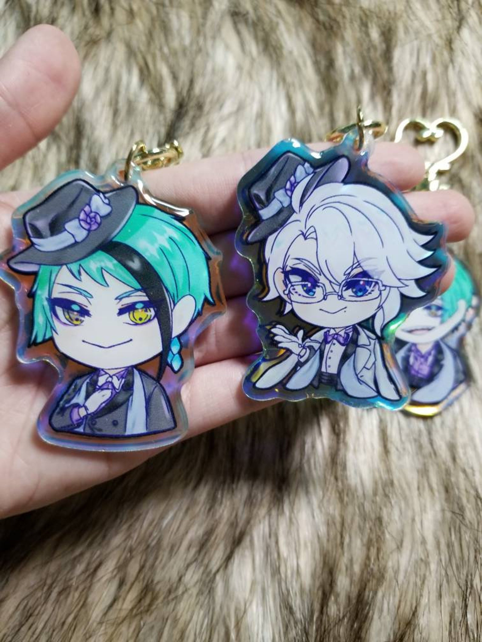 Twisted Wonderland Octavinelle keychain/ badge Etsy