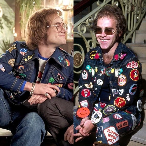 Elton John Jean Jacket, Jean Jacket Women and Men, Jean Jacket Art, Jean Jacket  Patches, Patch Work Groovy Denim Jacket, Hippie Jacket -  Sweden