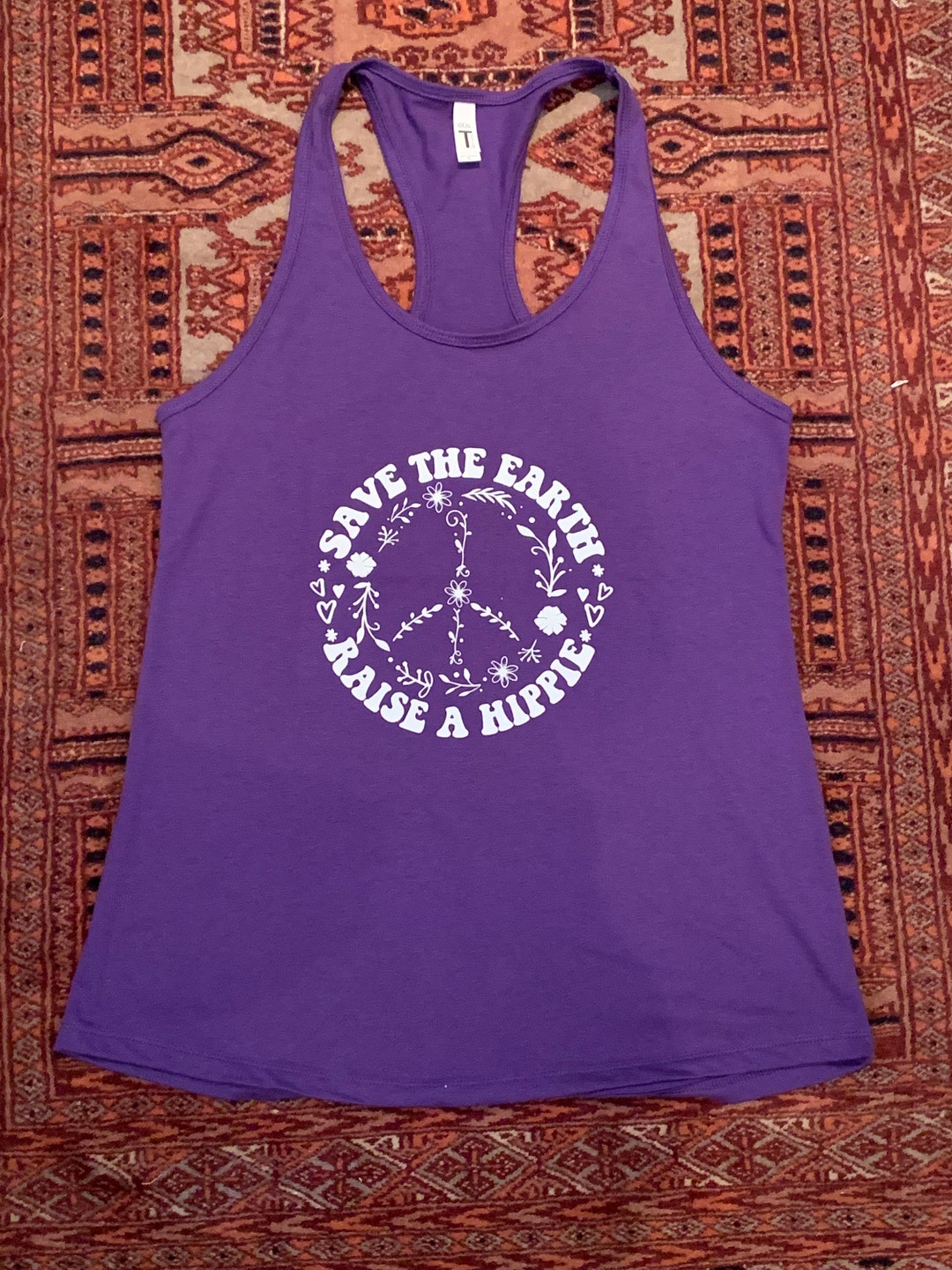 Save the Earth Raise a Hippie Tank Top Hippie Tank Hippie Etsy