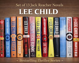 Jack Reacher books lot, 14 books, dust covers, very good +, Lee Child