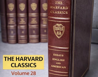Harvard Classics, Millennium ed, Vol 28 , leather, Essays: English and American, Easton Press