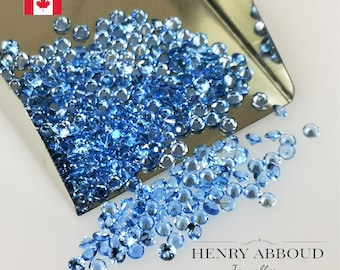 Light Blue Round Loose Stones Premium Quality Spinel #119 Cubic Zirconia Gemstone Diamond brilliant Cut AAAAA Grade Cristal CZ Machine Cut