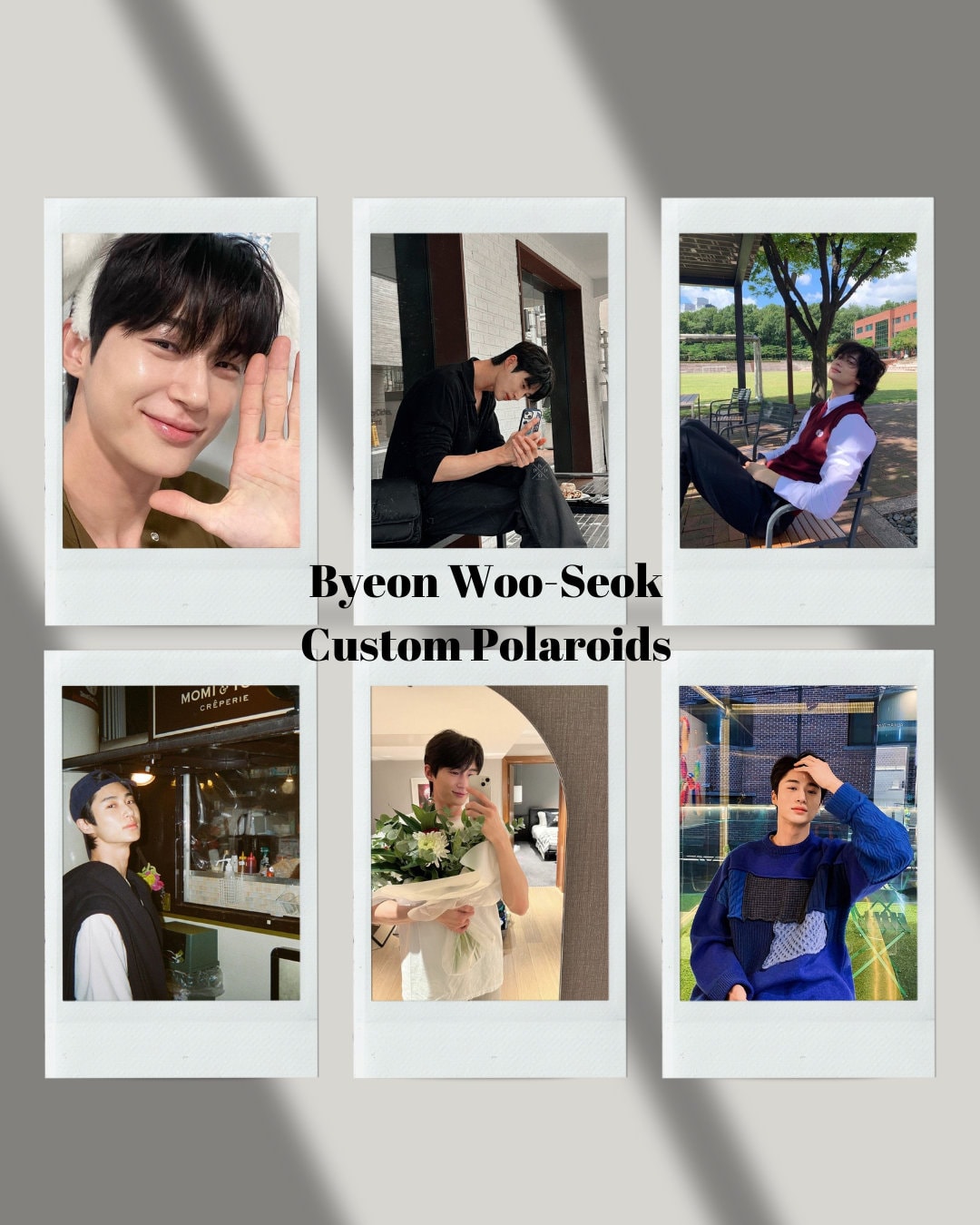 Byeon Woo Seok Polaroid - Etsy