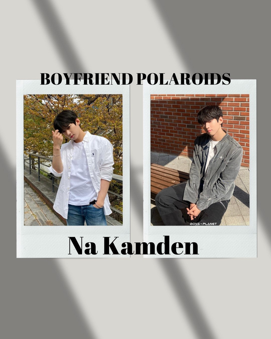 Boys Boyfriend Polaroids Na Kamden set of 2 Etsy