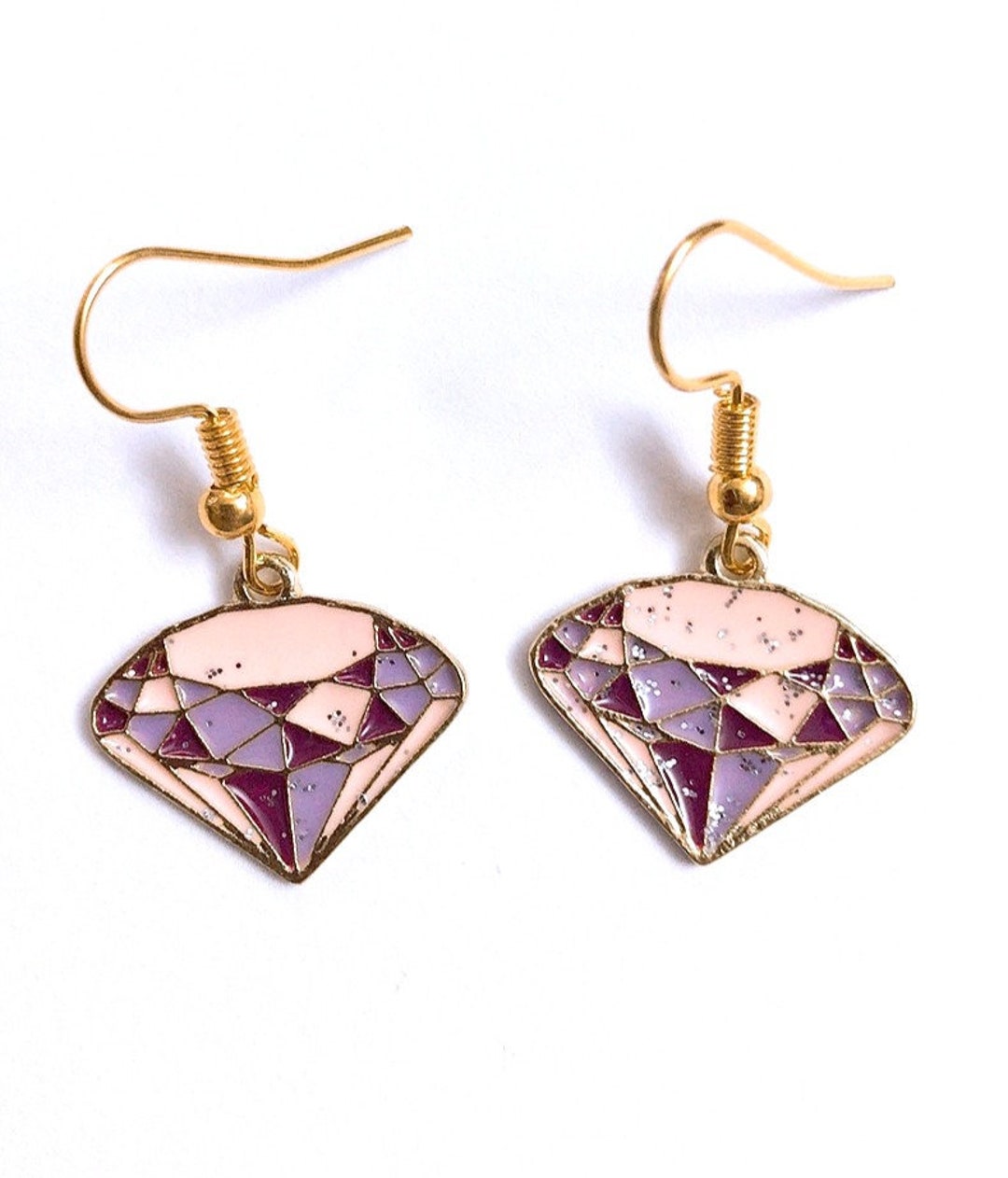 Diamond Charm Earrings Jewelry Cartoon Earrings Anime Earrings
