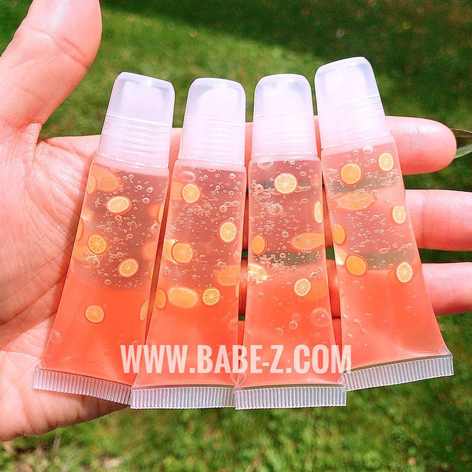 Orange Fruity Clear Lip gloss Lip gloss Bundle Lip care Etsy