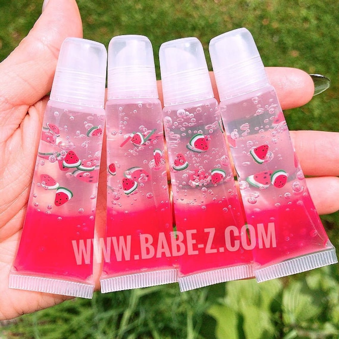 Watermelon Fruity Lip gloss Lip gloss Bundle Lip care Etsy