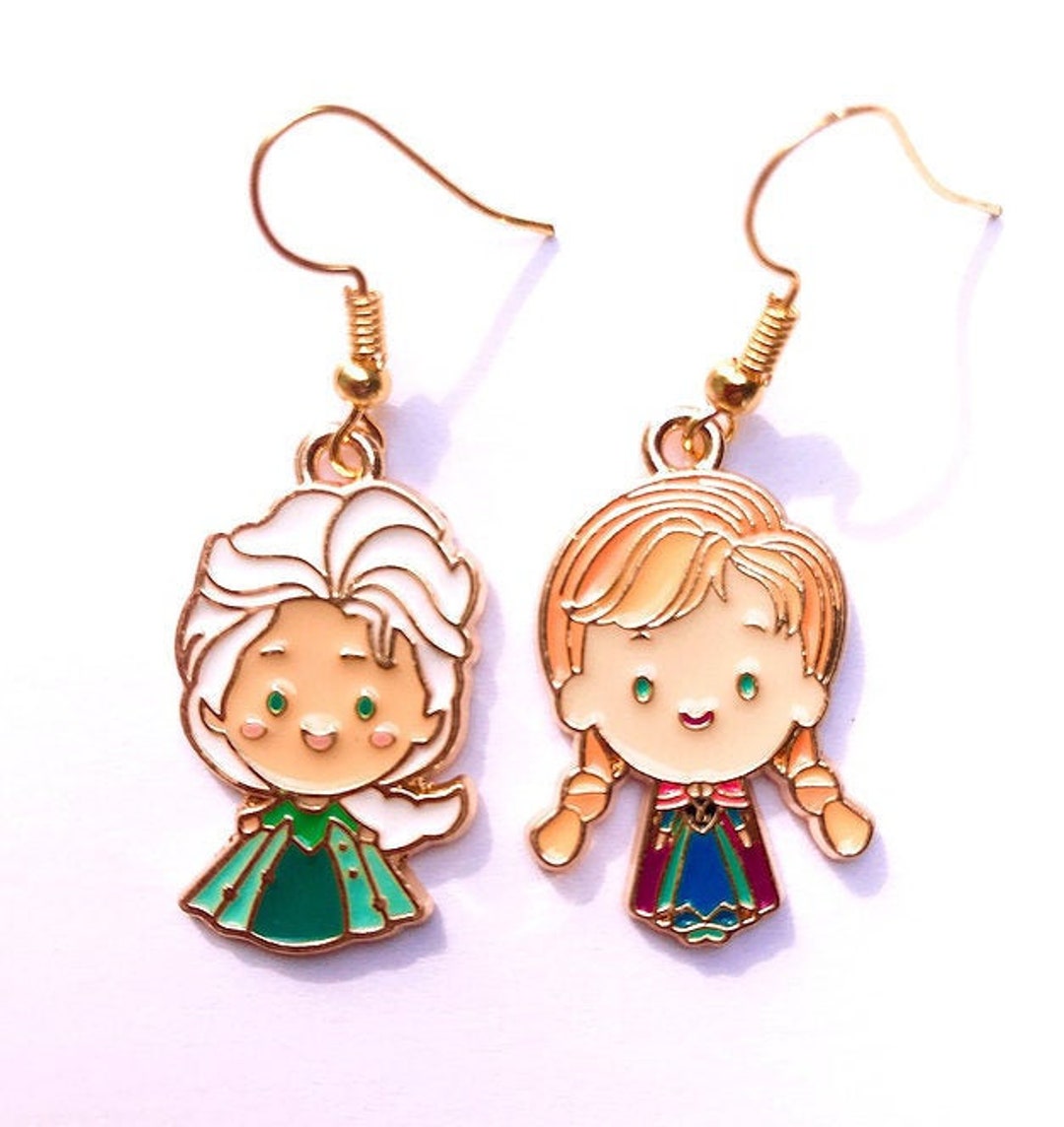 Die Eiskönigin Elsa Anna Disney Prinzessin Ohrringe Etsy.de