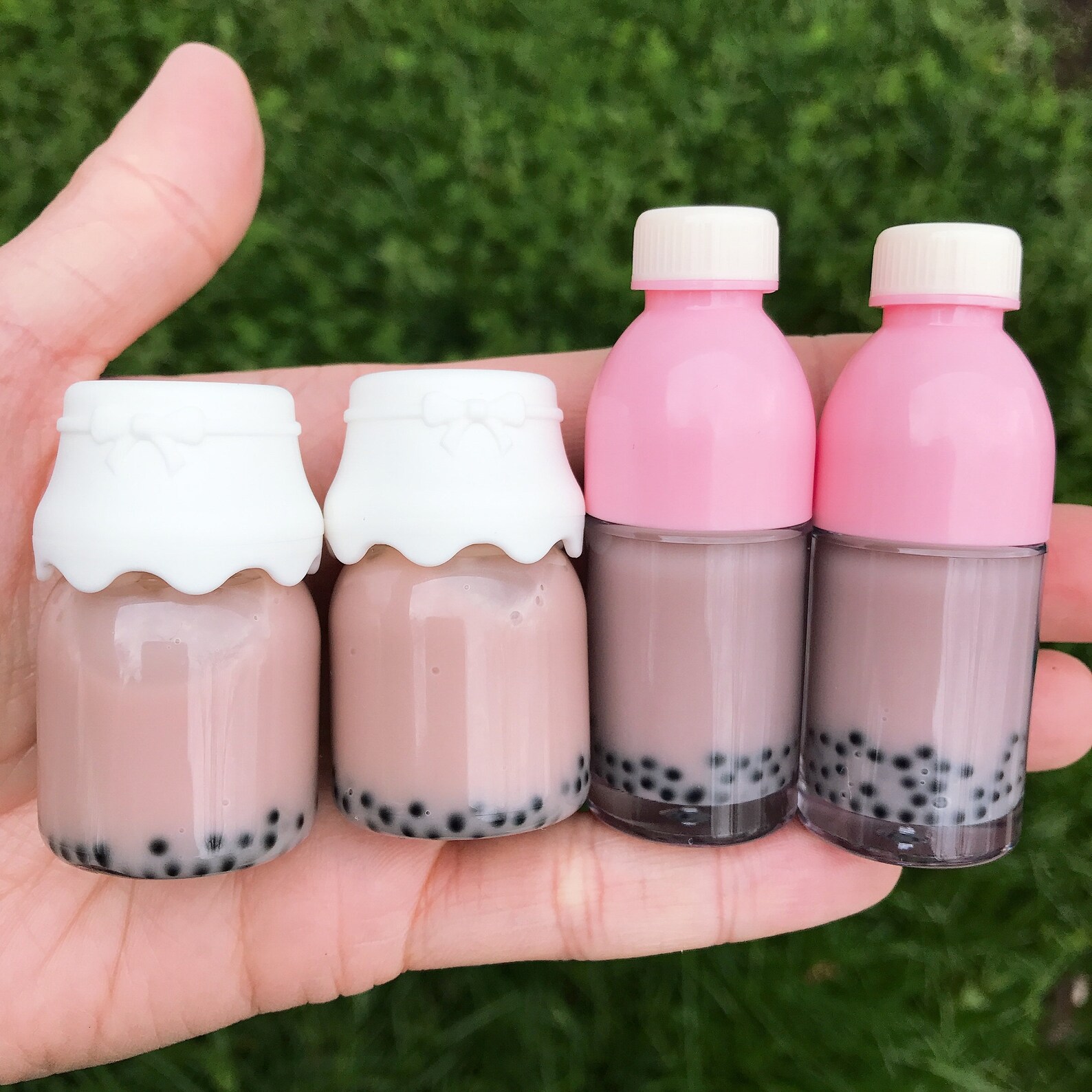 Boba Milk Tea Lip Gloss Glitter Lip Gloss Vitamin E Etsy