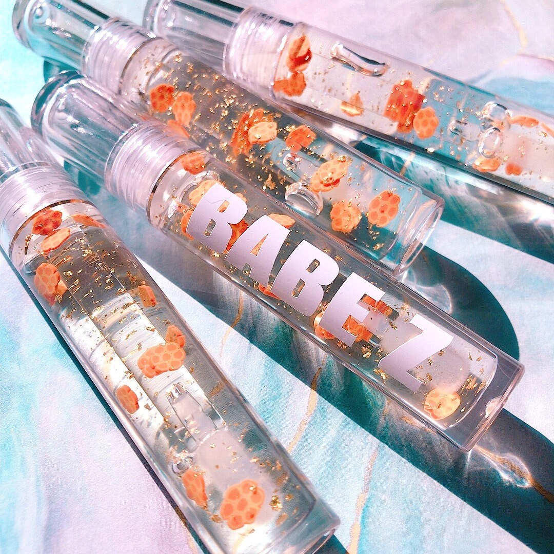 With 24K Gold Flake Lip Gloss Gold Flake Lip Jelly Etsy