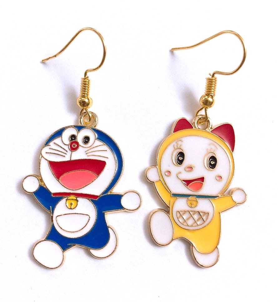 Doraemon earrings best sale