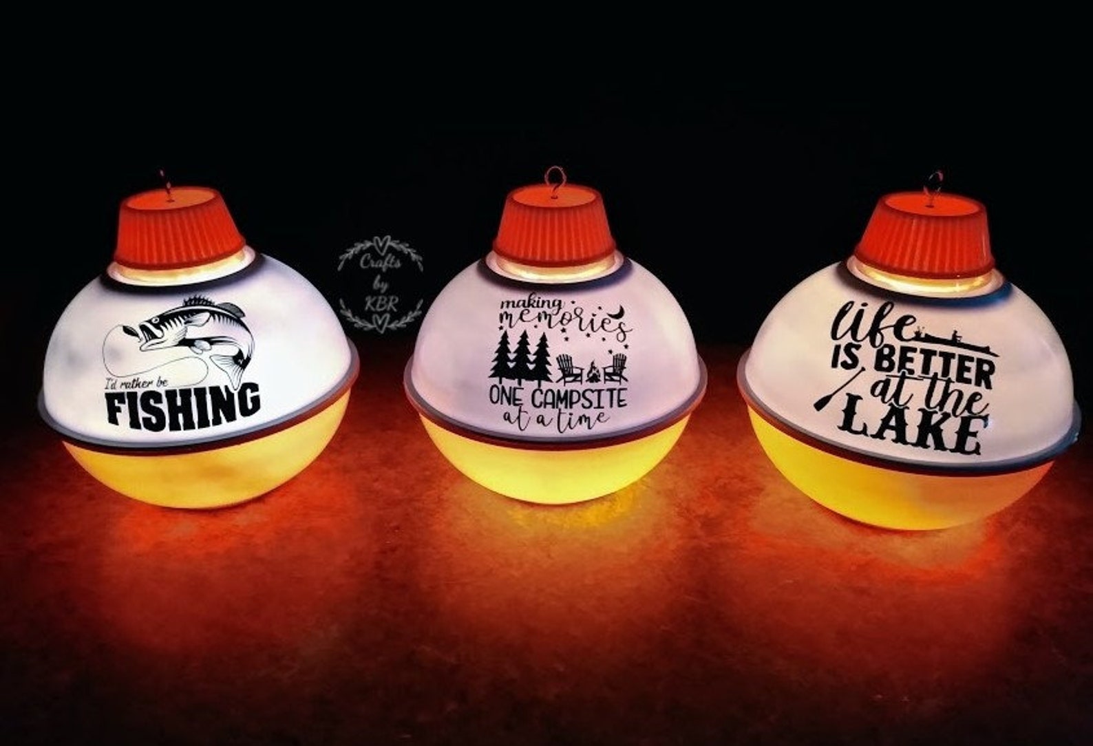 Light up bobbers camping light fishing light lake light Etsy