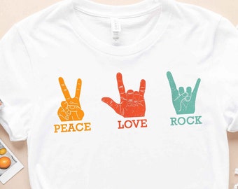 Download Peace Love Rock Etsy