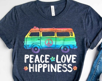 peace shirt hippie