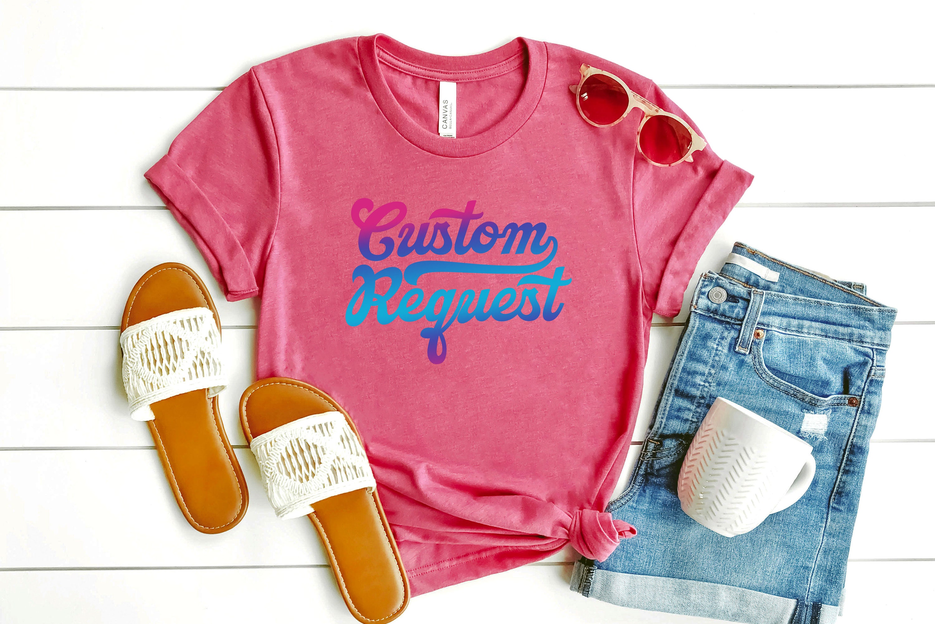 Custom Request Apparel – Personalized Request Clothes – Custom Text ...