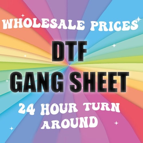 Custom UV DTF Gang Sheet, Decals, Stickers, Uv DTF Transfers, High Quality,  Wholesale Prices 